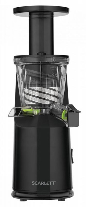 Соковыжималка SCARLETT SC-JE50S46, шнековая, черный