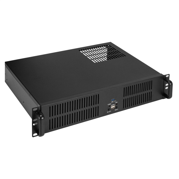 Серверный корпус ExeGate Pro 2U350-33 <RM 19", высота 2U, глубина 350, без БП, 2*USB+1* USB3.0> EX297591RUS