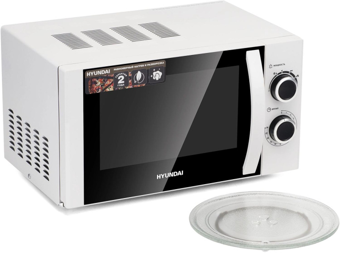 Микроволновая Печь Hyundai HYM-M2043 20л. 700Вт белый/черный