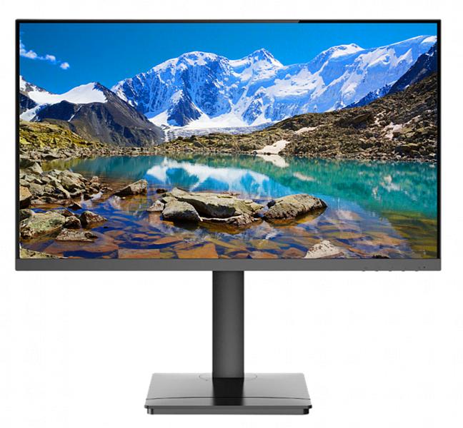 Монитор 23.8'' Fplus MO-24F129-HD 16:9 1920х1080 FHD IPS, 75 Hz, 350cd/m2, H178°/V178°, 1000:1, 10M:1, 16.7M, 5ms, VGA, HDMI, DP, USB-Hub, Pivot, Tilt, Swivel, Speakers, Audio out, 2Y, Black МИНПРОМТОРГ