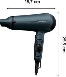Фен Rowenta CV4753F1 2200Вт черный/синий 1830008886