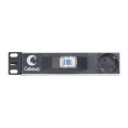 Cabeus PDU-6P-B-2EU Блок распределения питания для 19" шкафов, горизонтальный, 6 розеток, автомат защиты 16 A , шнур 2м, алюминиевый корпус, немецкий стандарт