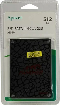 Накопитель SSD 512 Gb SATA 6Gb/s Apacer AS350 Panther AP512GAS350-1 2.5" 3D TLC