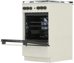 Плита Газовая Gorenje GG5A21BEF бежевый стеклянная крышка реш.чугун