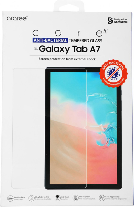 Защитное стекло SAMSUNG araree Sub Core Premium Tempered Glass Samsung Galaxy Tab A7,  1 шт [gp-ttt505kdatr]