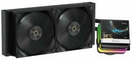 Кулер для процессора СЖО Ocypus Sigma L24 Pro BK Sigma-L24-BK2ANWL00P-GL Intel LGA 115X/1200/1700/1851, AMD AM4/AM5, размер вентилятора: 120х120х25мм, размер помпы: 80х78х97мм, гидродинамический подшипник, 3100об/мин, 90CFM, 30dB A , PWM, TDP 290W, A