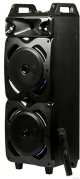 Акустическая портативная колонка Dialog Oscar AO-220-100W RMS,Караоке,беспр.микр,BTFMUSBSDGT