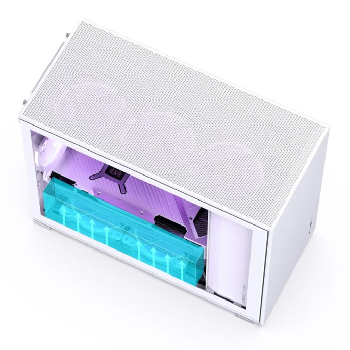 Корпус компьютерный Mini-Tower/ Case JONSBO D31 STD, Mini-Tower, TG, no fan, 1xUSB-A 3.2 + 1xUSB-C 3.2, mATX, mDTX, mITX White (D31 STD White)