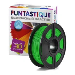 Пластик в катушке FUNTASTIQUE petg, 1.75 мм, 1 кг, зелёный PETG-1KG-GN