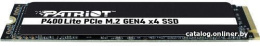 Накопитель SSD Patriot P400 Lite 500GB P400LP500GM28H M.2, PCI Express 4.0 x4, скорость чтения/записи: 3500/2400MB/s