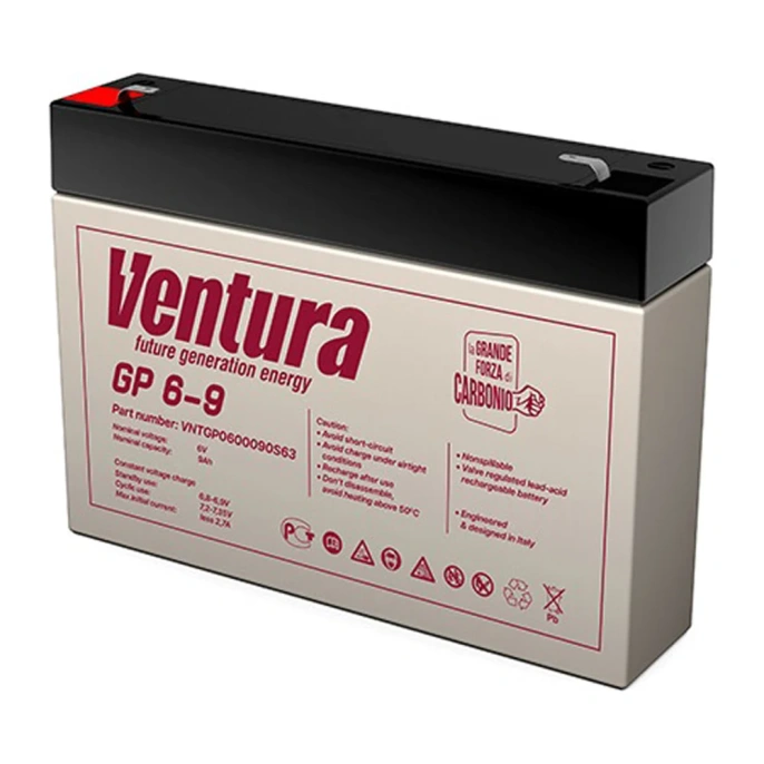 Аккумуляторная батарея 6 В, 8,7 Ач Ventura GP 6-9