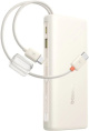 Внешний аккумулятор Baseus E0028P01 EnerFill FC41 Digital Display Power Bank with Dual Built-in USB-C Cables 10000mAh 67W Белый E0028P емкость: 10000 mAh 36 Wh , максимальная