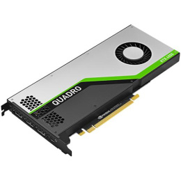 Видеокарта VGA PNY NVIDIA Quadro RTX 4000 Turing TU106 , 8GB GDDR6/256 bit, PCI Express 3.0 16x, 3xDP, DisplayPort-DVI-D, USB Type-C, 1xStereo, 1xSync (VCQRTX4000BLK-1)