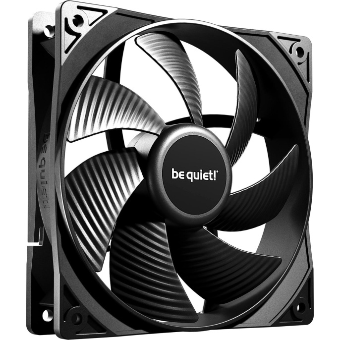 Кулер для корпуса Case Cooler be quiet! PURE WINGS 3 120mm PWM 120x120x25mm, 4-pin PWM, 49.9CFM, 25.5dBA, 1600RPM, Black BL105