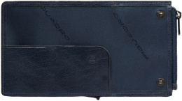 Чехол для кредитных карт Piquadro Solm PP5649S141R/AV серо-голубой натур.кожа/алюм.