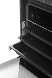 Духовой шкаф электрический Gorenje BPS6737E14BG,  77л,  дверца с 4 стеклами,  черный