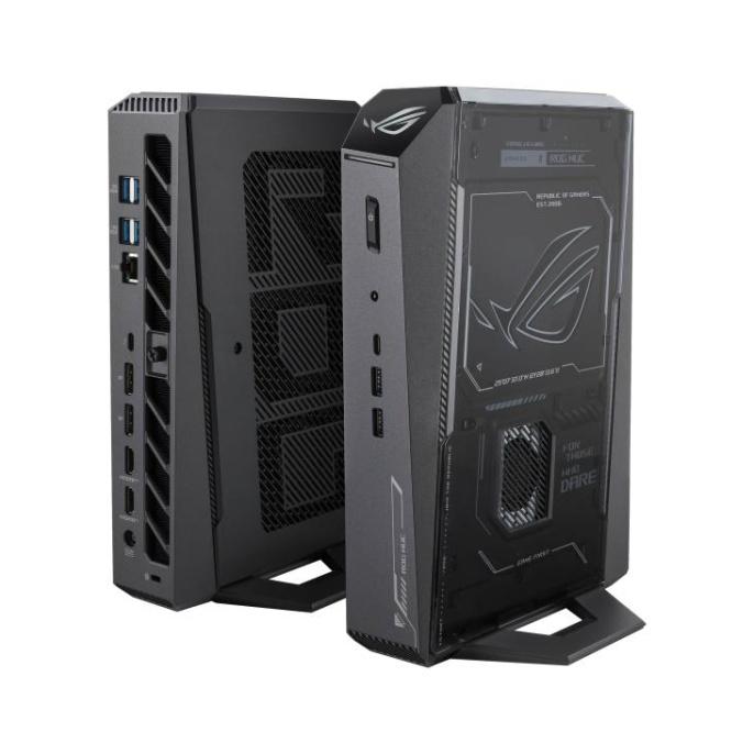 Платформа ASUS ROG NUC Model: NUC15JNK, Intel® Core™ Ultra 9 Processor 275HX, 32GB installed / 96GB max DDR5 SDRAM, 2TB SSD PCI Express 4.0 NVMe , 16GB NVIDIA GeForce RTX 5080, Wi-Fi 7, Bluetooth 5.3, Windows 11 Home, ASUS LOGO, Black 90AS00I1-M0009