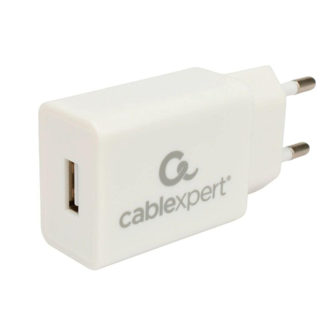 Cablexpert зарядное устройство, 10.5Вт, 2.1А, 1xUSB, белый, пакет серия 25/68 MP3A-PC-68 23604