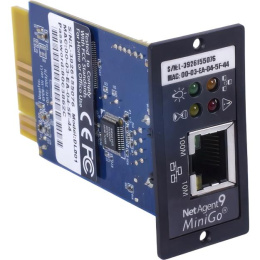 SNMP карта DL801 удаленного управления для ИБП серий POWERMAN RT/Online/Online Plus, программное обеспечение NET Agent 9/ Remote Management SNMP Card DL801 for POWERMAN RT / Online / Online Plus Series UPS, NET Agent 9 Software POWERMAN SNMP DL801