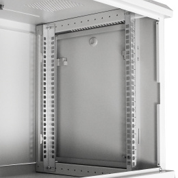 Шкаф телекоммуникационный 19" настенный 9U ExeGate EC-WM-9U.450.M.GREY (19”, 9U, 600x450x500mm (ШхГхВ), передняя дверь металл, съемные боковые панели, пыле- и влагозащита IP23, светло-серый RAL 7035) EX298613RUS
