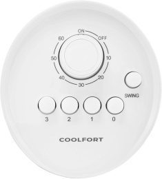 Вентилятор напольный COOLFORT CF-2008, белый