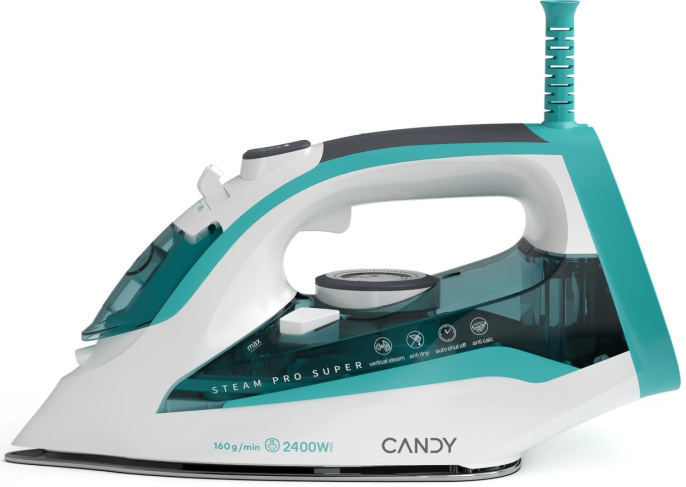 Утюг Candy CI-103,  с паровым ударом,  2400Вт,  с автоотключением,  бирюзовый