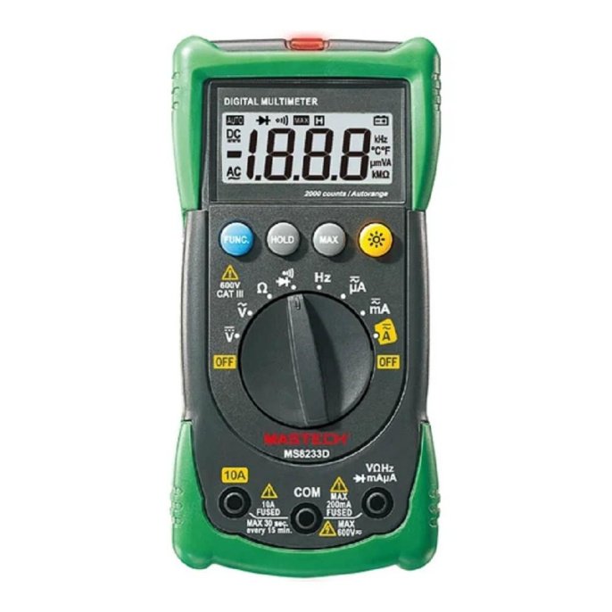 Универсальный мультиметр Mastech MS8233D автовыбор NCV 13-2070
