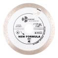 Диск алмазный отрезной TRIO-DIAMOND сплошной 125x22.23 New Formula Wet, W402