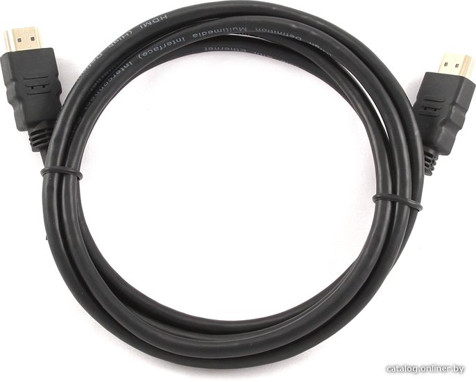 Кабель HDMI Cablexpert, 0.5м, v2.0, 19M/19M, медь, позолоченные разъемы, экранировка, пакет, черный CC-HDMI4-0.5M