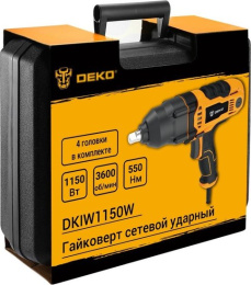 Гайковерт сетевой ударный DEKO DKIW1150