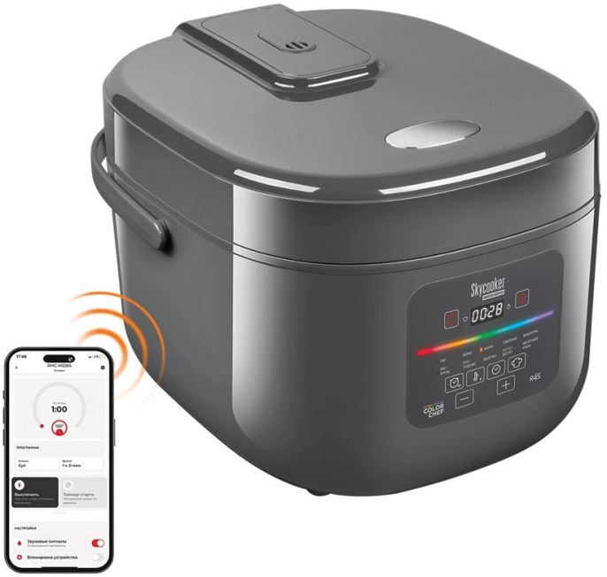 Мультиварка Редмонд MC100S 5л 860Вт серый