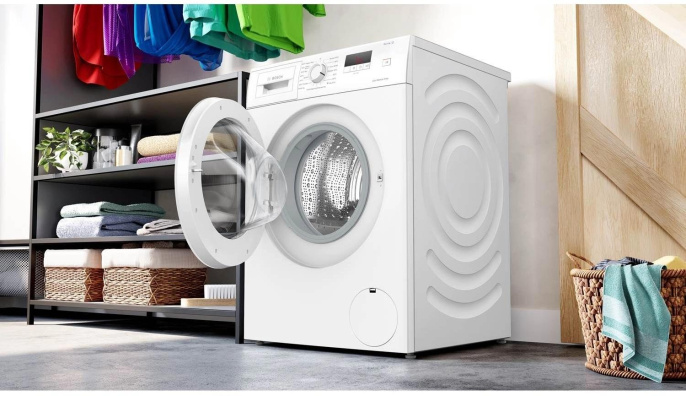 Стиральная машина Bosch Serie 2 WGE02400SN, с фронтальной загрузкой, 7кг, 1400об/мин, со шведской панелью управления