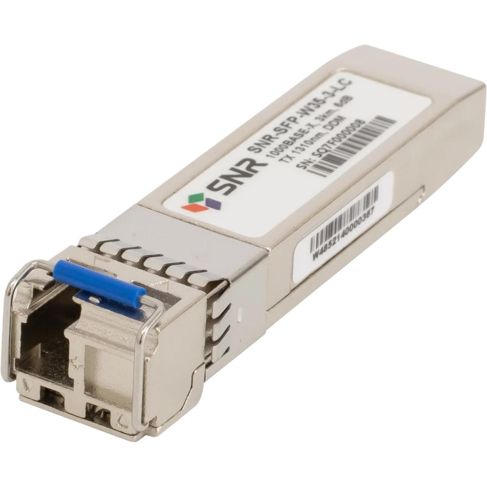 Трансивер SFP WDM, дальность до 3км LC 6dB , 1310нм SNR-SFP-W35-3-LC