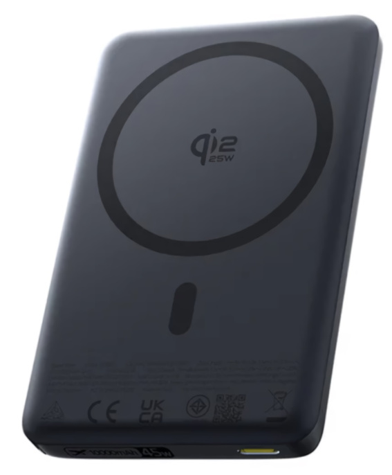 Внешний аккумулятор Baseus E0028Z00 PicoGo AM52 Slim Qi2.2 Magnetic Power Bank 10000mAh 45W Cosmic Black E0028Z емкость: 10000 mAh 36 Wh , максимальная мощность: до 45