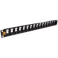 Патч-панель наборная Lanmaster (TWT-PP24OK-UTP) 19" 1U 24xRJ45 UTP
