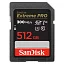 Флеш карта SD 512GB SanDisk SDXC Class 10 V90 UHS-II U3 Extreme Pro, 300MB/s