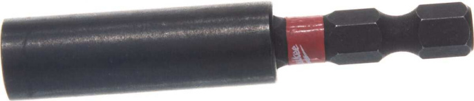 Держатель бит магнитный Milwaukee Shockwave 1/4" HEX 60мм 100шт 4932430478 конструкционная сталь и термообработка, выдерживает неправильное использование, прочный магнитный наконечник