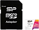Карта памяти Silicon Power SP256GBSTXBV1V20SP microSDXC Memory Card 256Gb UHS-I U1 A1 V10 + microSD-- SD Adapter