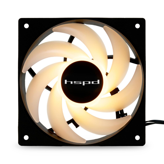 Кулер/ HSPD Case M1 ARGB 120mm black fan for M540/M740 series M1-1201BK-ARGB