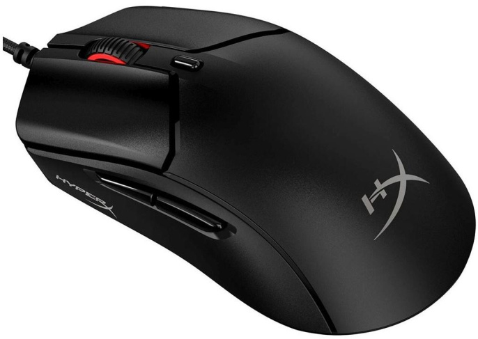 Мышь проводная HYPERX Pulsefire Haste 2, игровая, оптическая, USB, 26000dpi, черный [6n0a7aa]