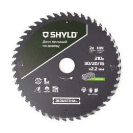 Пильный диск SHYLD по дереву твердосплавный 210x30/20/16 мм, 48 зубьев 6692471