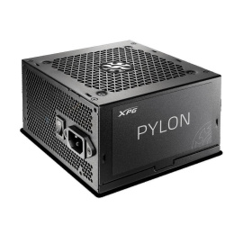 XPG Pylon 650 ATX 2.52, 650W, PWM 120mm FDB fan, Active PFC, DC to DC, 80+ BRONZE,Japanese main capacitor RET (PYLON650B-BKCEU)