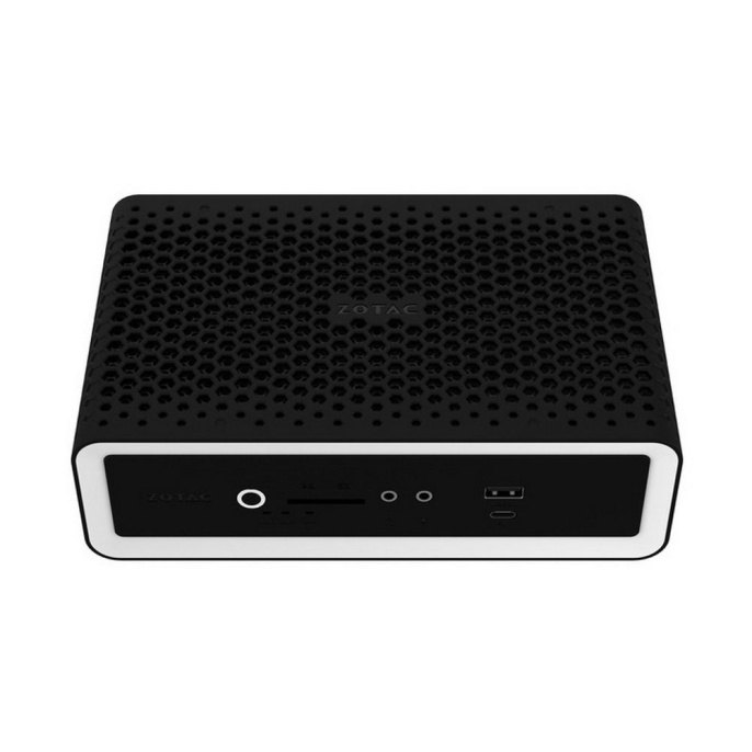 Неттоп ZOTAC ZBOX NANO, SFF, FANLESS, i5-1335U, 2 DDR5 SODIMM, M.2 SSD, 2.5" SATAIII BAY, 2 GLAN, WIFI, BT, USBDRV, DP/HDMI, EU PLUG ZBOX-CI649NANO-BE