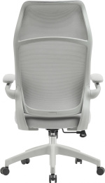 Кресло Cactus CS-GMC505-GY, сетка/ткань, до 100кг, откидные подлокотники,  серый