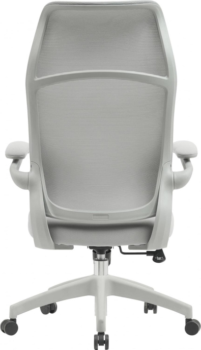 Кресло Cactus CS-GMC505-GY, сетка/ткань, до 100кг, откидные подлокотники,  серый