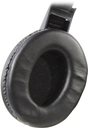 Полноразмерные наушники с микрофоном гарнитура ExeGate Office HS-130S регулировка оголовья, 2x3.5мм, динамик 40мм, 20-20000Гц, длина кабеля 2.2м, регулировка громкости EX295315RUS