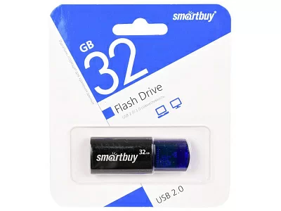 Накопитель SmartBuy Click SB32GBCL-B USB2.0 Flash Drive 32Gb (RTL)