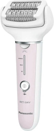 Эпилятор Panasonic ES-EY80-P520 скор.:3 насад.:5 от аккум. белый/розовый