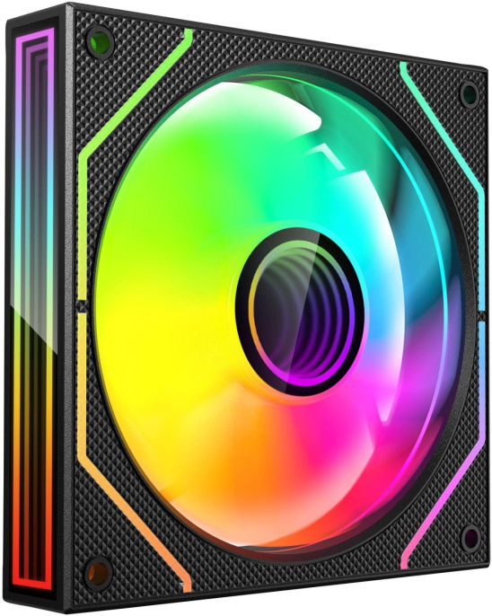 Вентилятор для корпуса GMNG GG-CF120ARGB5-PWMBK ARGB 120х120x25 черный 4-pin 25дБ Ret