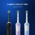 Электрическая зубная щетка Oral-B Vitality Pro 80368961, насадки для щётки: 2 шт, цвет: черный